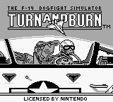 Turn And Burn The F-14 Dogfight Simulator screenshot 4 for GameBoy